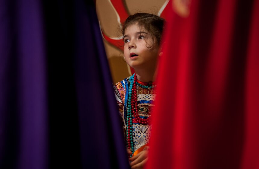 Празднование Масленицы в театре "Русская песня" 15 фото