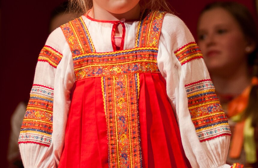 Празднование Масленицы в театре "Русская песня" 14 фото