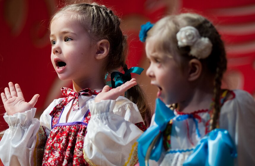 Празднование Масленицы в театре "Русская песня" 16 фото