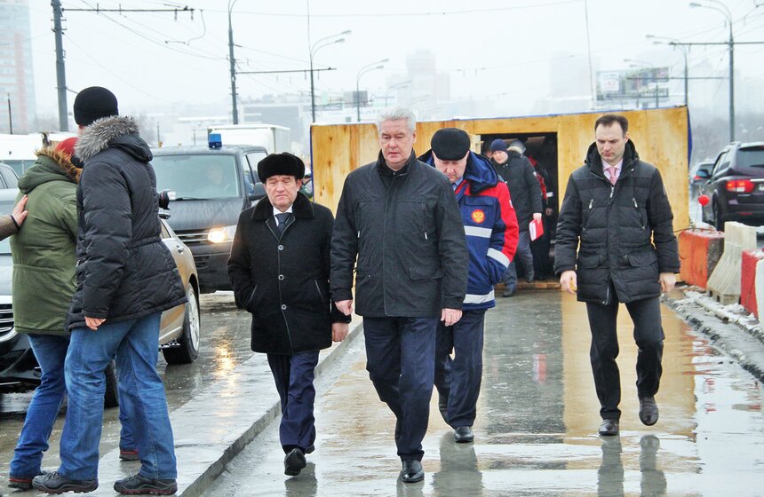 Как ремонтируют Нагатинский мост 13 фото