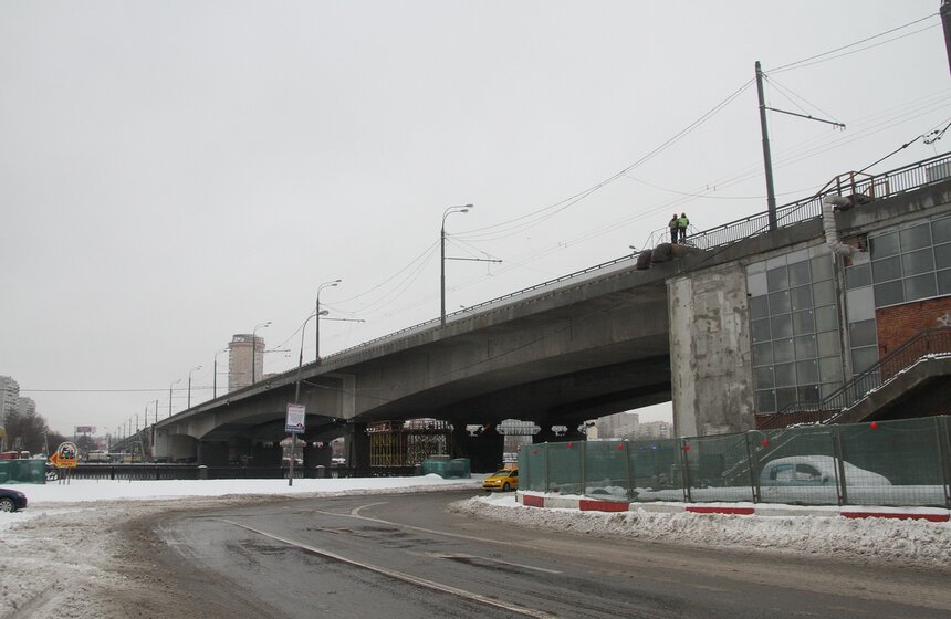 Как ремонтируют Нагатинский мост 1 фото