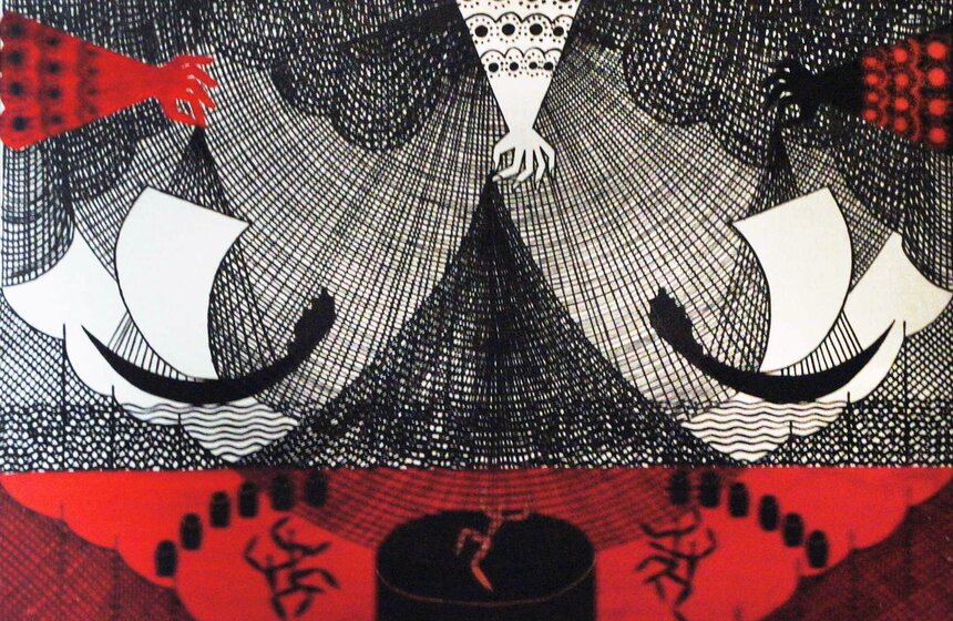 Борис Мессерер отметил 80-летие на вернисаже "Линия судьбы" 3 фото