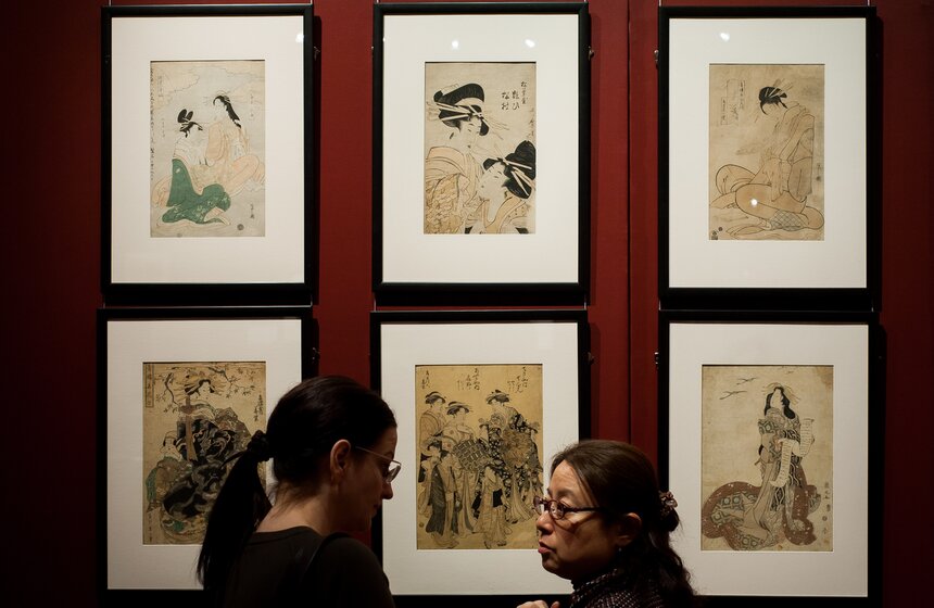 Выставка "Квартал удовольствий" в музее Востока 23 фото