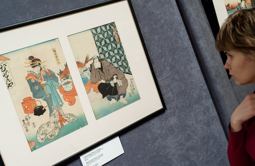 Выставка "Квартал удовольствий" в музее Востока 7 фото