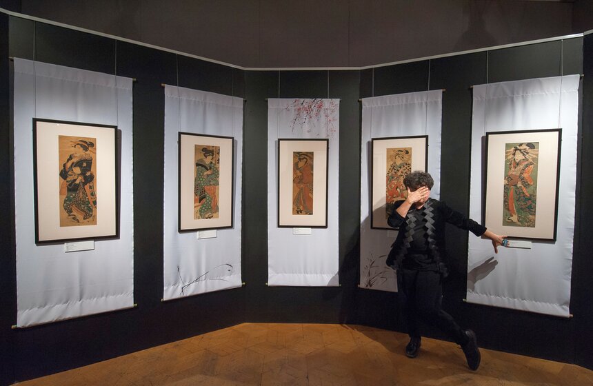 Выставка "Квартал удовольствий" в музее Востока 11 фото