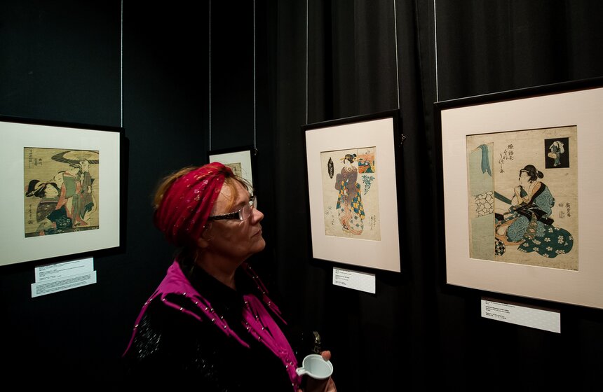 Выставка "Квартал удовольствий" в музее Востока 16 фото