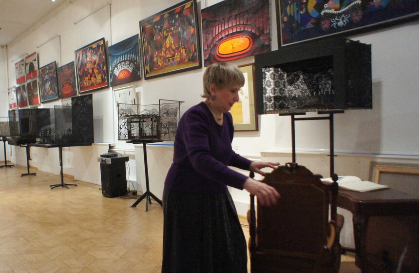 Борис Мессерер отметил 80-летие на вернисаже "Линия судьбы" 13 фото