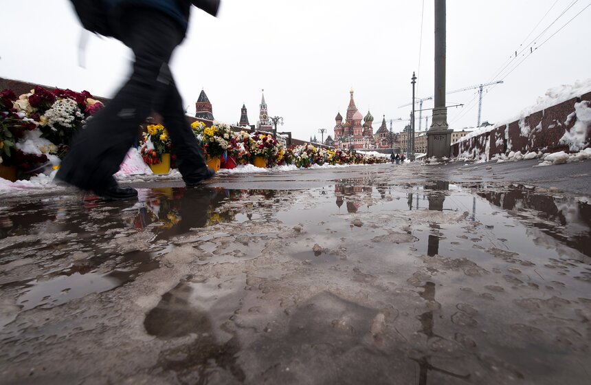 Как столица справляется с последствиями мартовского снегопада 16 фото