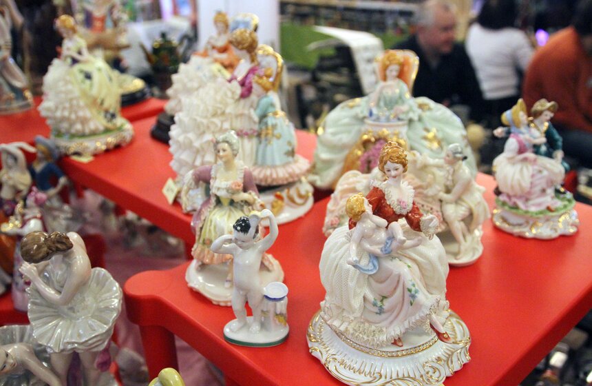 В ЦДХ прошла "Московская ярмарка старины" 16 фото