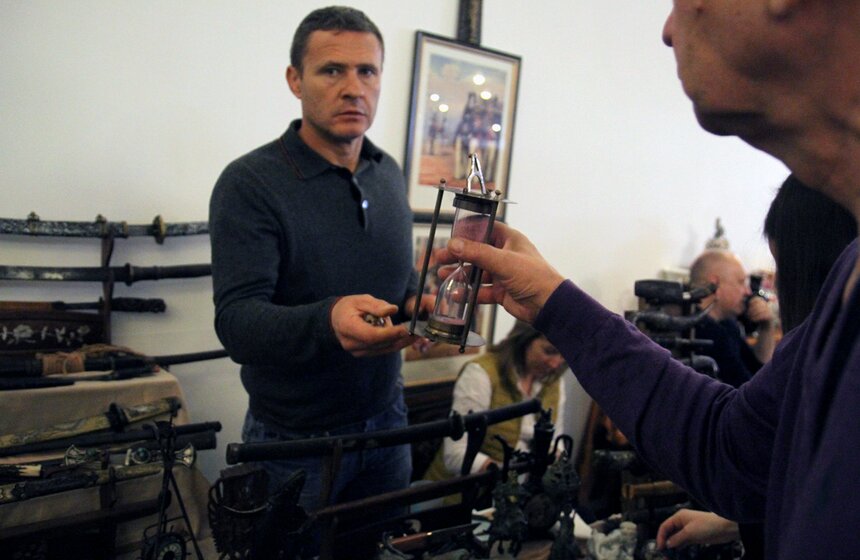 В ЦДХ прошла "Московская ярмарка старины" 10 фото