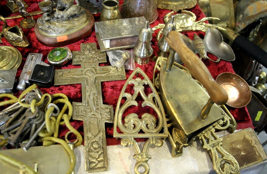 В ЦДХ прошла "Московская ярмарка старины" 8 фото