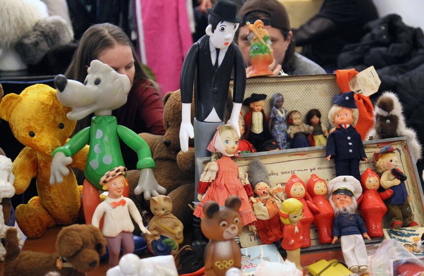 В ЦДХ прошла "Московская ярмарка старины" 12 фото