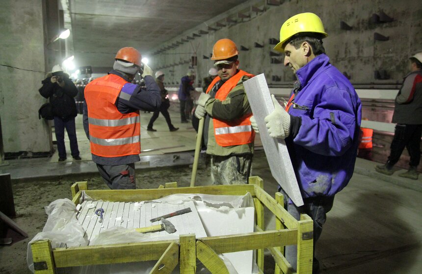 Строительство станции "Раменки" завершится в этом году 13 фото