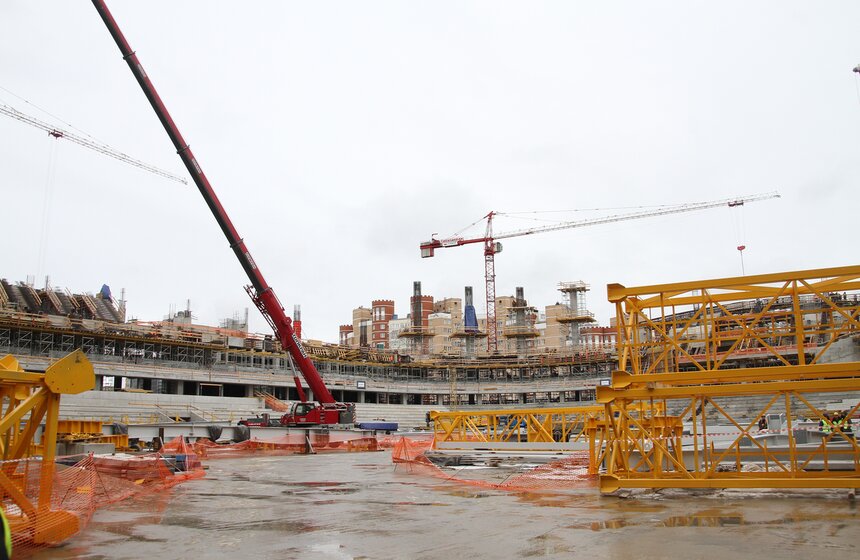 Реконструкцию стадиона "Динамо" завершат в 2017 году 17 фото