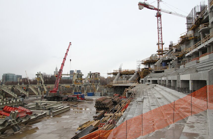 Реконструкцию стадиона "Динамо" завершат в 2017 году 4 фото