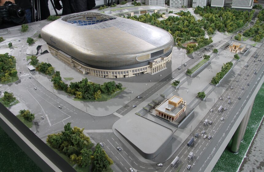 Реконструкцию стадиона "Динамо" завершат в 2017 году 10 фото