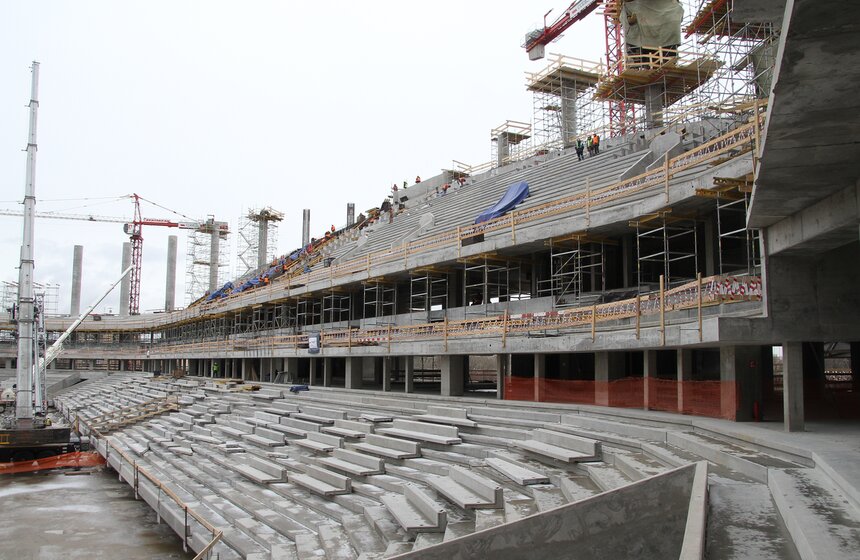 Реконструкцию стадиона "Динамо" завершат в 2017 году 9 фото