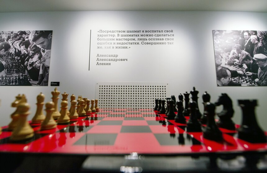 В парке Горького открылась выставка о шахматах 16 фото