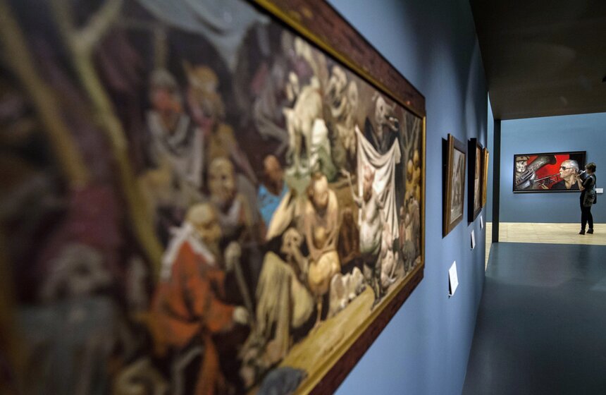 Пресс-показ выставки Гелия Коржева в Третьяковской галерее 13 фото