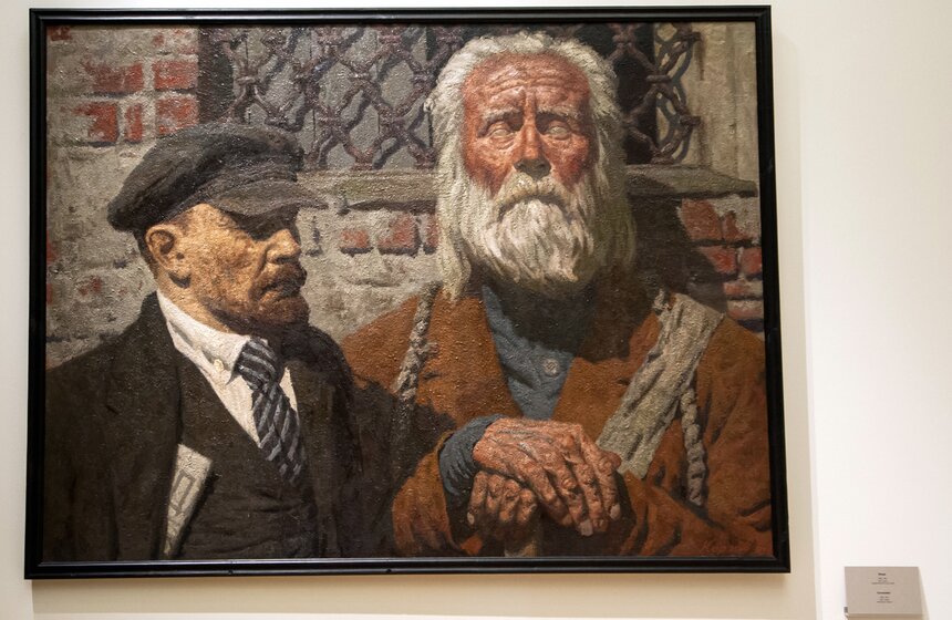 Пресс-показ выставки Гелия Коржева в Третьяковской галерее 8 фото