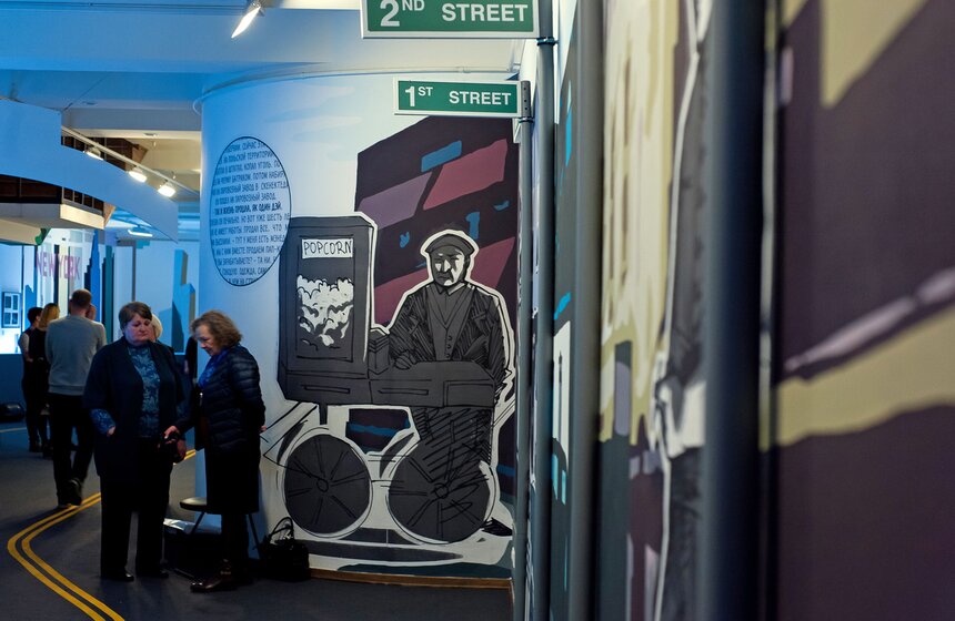 Выставка "Одноэтажная Америка: основано на реальных событиях" 32 фото