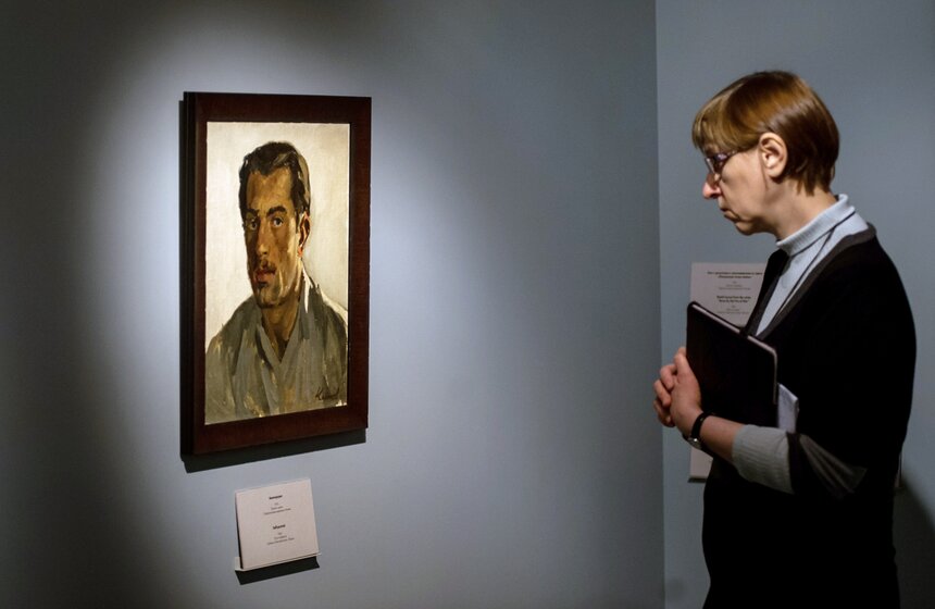 Пресс-показ выставки Гелия Коржева в Третьяковской галерее 18 фото