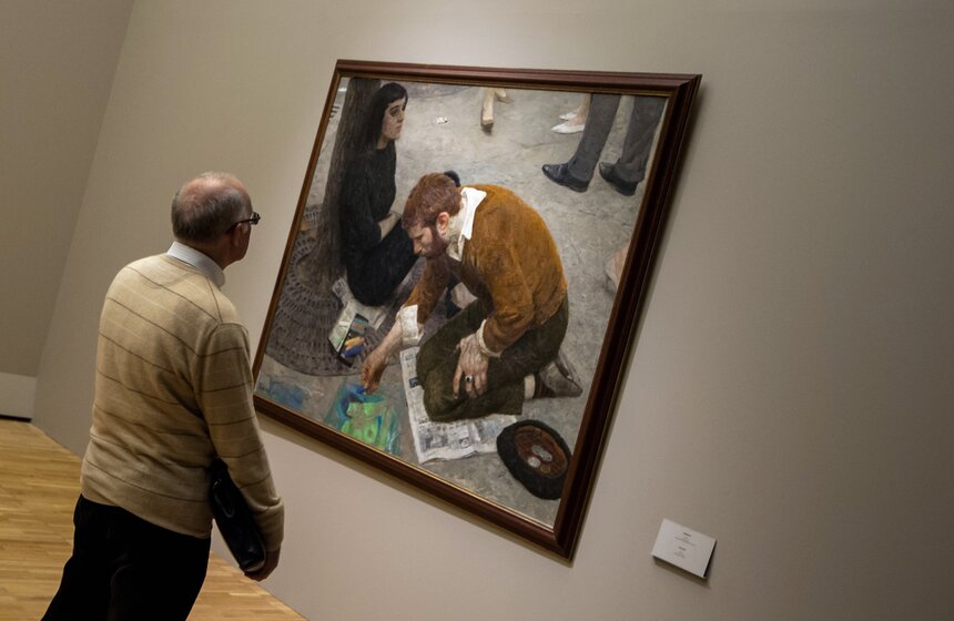 Пресс-показ выставки Гелия Коржева в Третьяковской галерее 3 фото