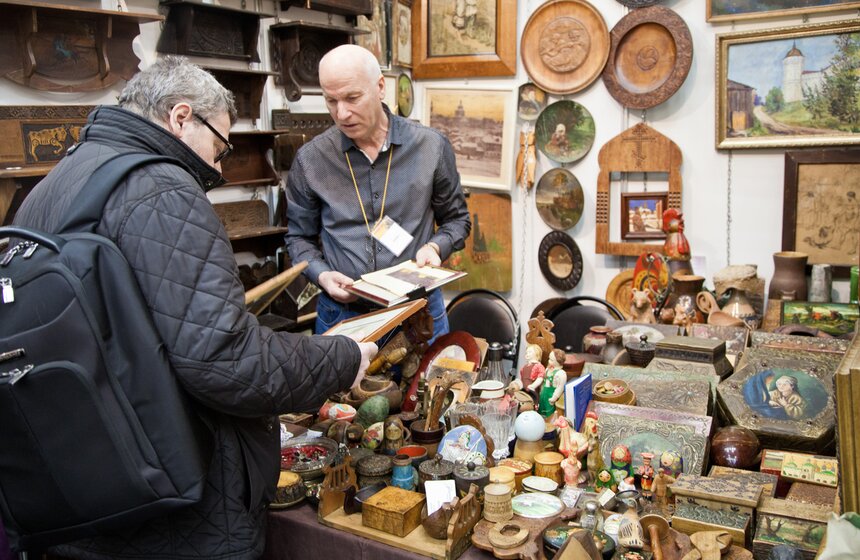 Выставка-ярмарка "Блошиный рынок" на Тишинке 23 фото