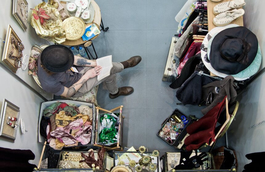 Выставка-ярмарка "Блошиный рынок" на Тишинке 7 фото