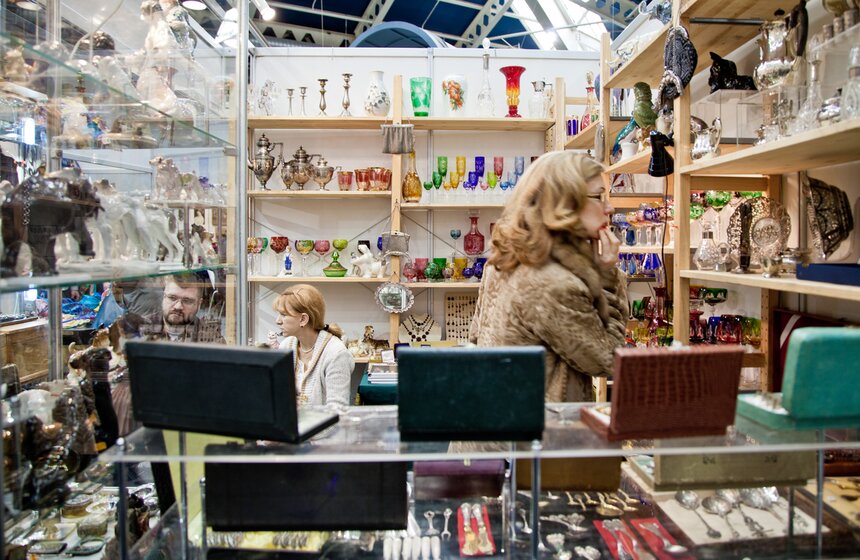 Выставка-ярмарка "Блошиный рынок" на Тишинке 17 фото