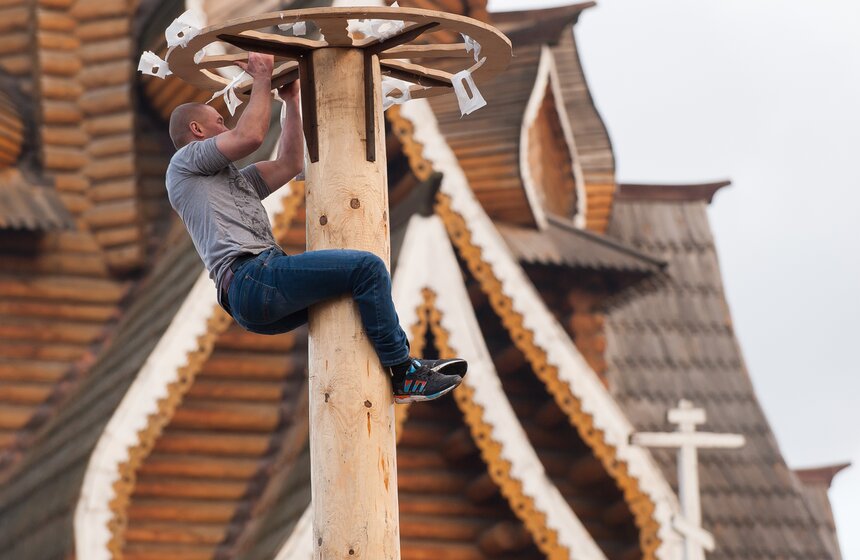 В Измайловском кремле прошли проводы Масленицы 29 фото