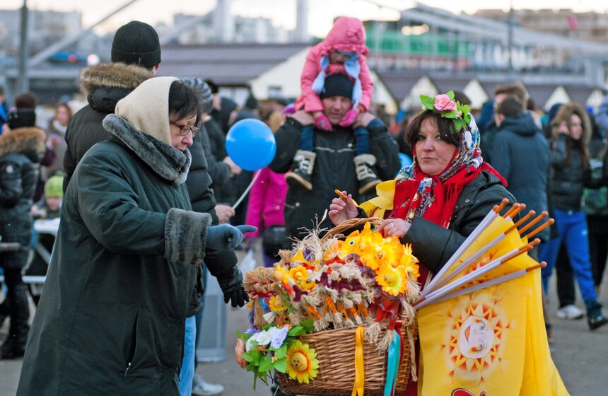 Парк Горького и МУЗЕОН отпраздновали Масленицу 3 фото