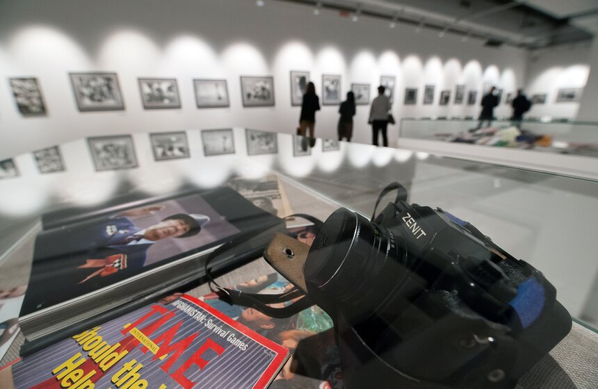 Выставка "Полет сквозь время" в центре "Рабочий и колхозница" 14 фото