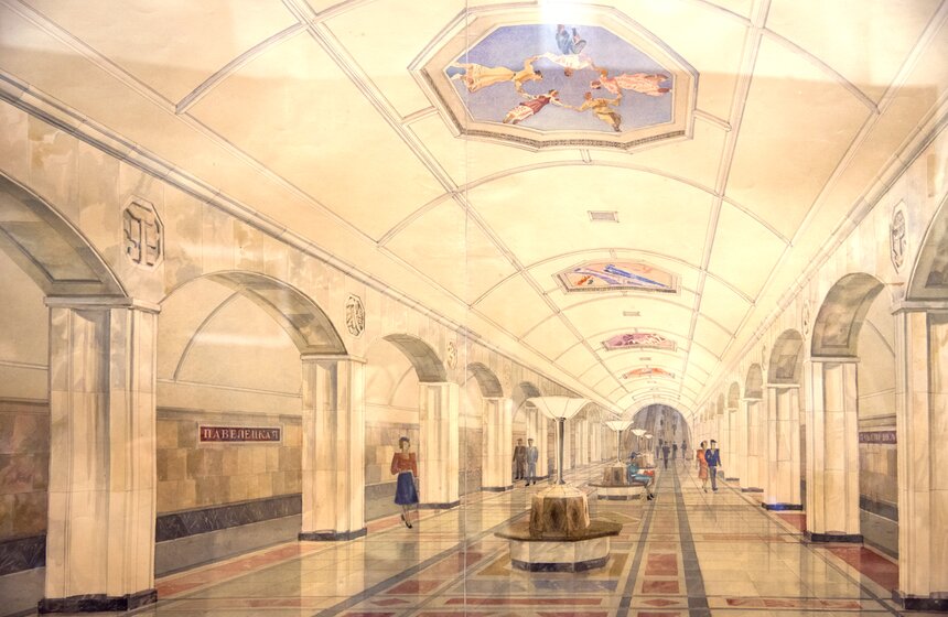 Проект "Московское метро – подземный памятник архитектуры" 17 фото