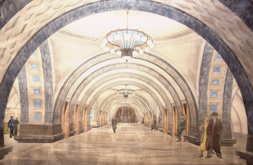 Проект "Московское метро – подземный памятник архитектуры" 16 фото