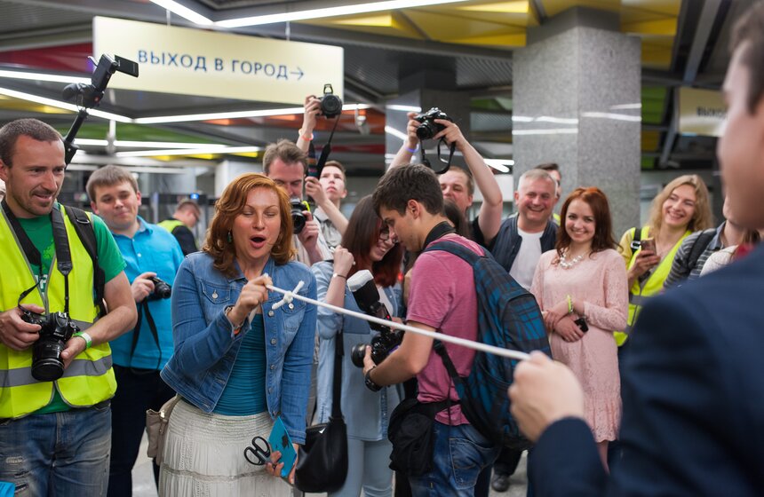 Акция "Ночь иллюзий в метро" 1 фото