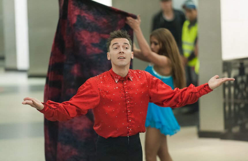 Акция "Ночь иллюзий в метро" 31 фото