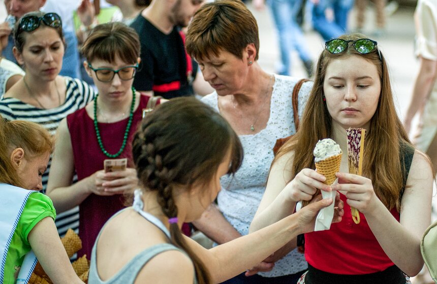 Городской праздник мороженого в Сокольниках 6 фото