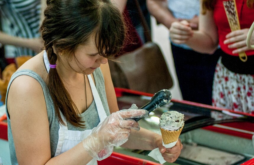 Городской праздник мороженого в Сокольниках 5 фото
