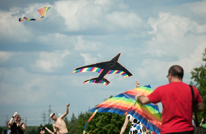 Фестиваль воздушных змеев "Пестрое небо" 18 фото