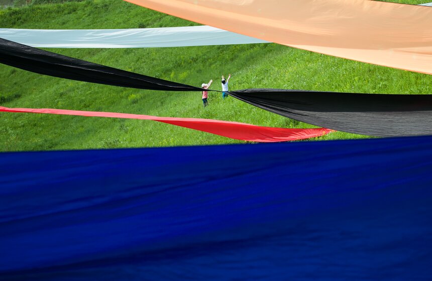 Фестиваль воздушных змеев "Пестрое небо" 5 фото