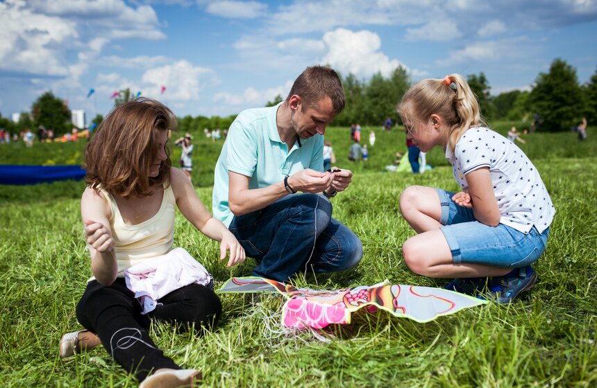 Фестиваль воздушных змеев "Пестрое небо" 23 фото