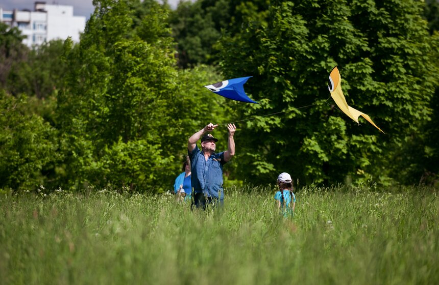 Фестиваль воздушных змеев "Пестрое небо" 24 фото