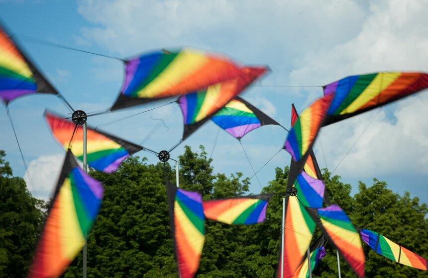 Фестиваль воздушных змеев "Пестрое небо" 27 фото