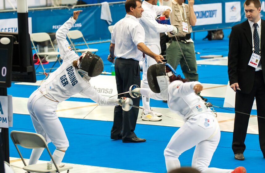 Чемпионат мира по современному пятиборью в "Олимпийском" 5 фото
