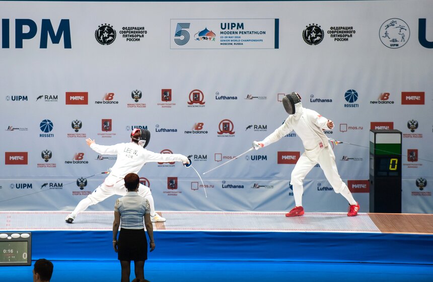 Чемпионат мира по современному пятиборью в "Олимпийском" 4 фото