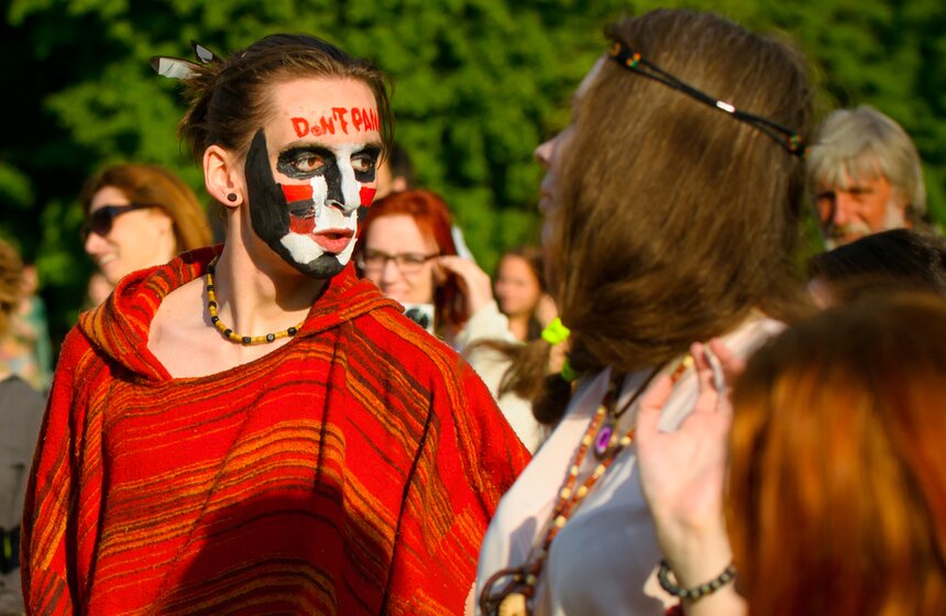День хиппи в парке "Царицыно". Фоторепортаж 28 фото