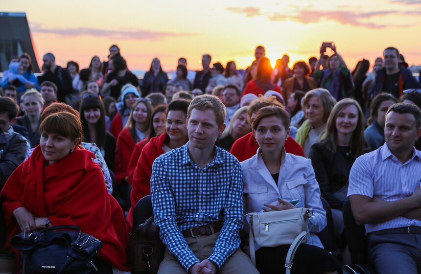 Открытие джазового сезона на крыше "Рабочего и колхозницы" 7 фото