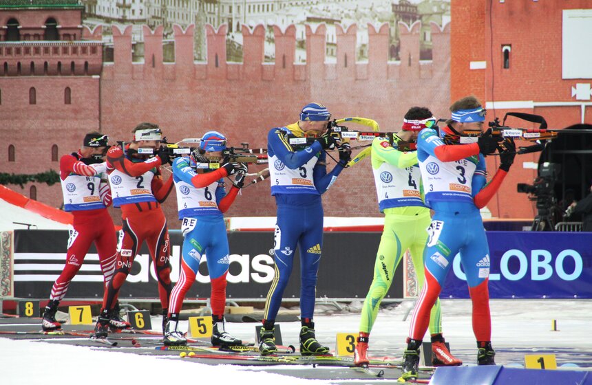 В Москве завершилась биатлонная "Гонка чемпионов" 13 фото