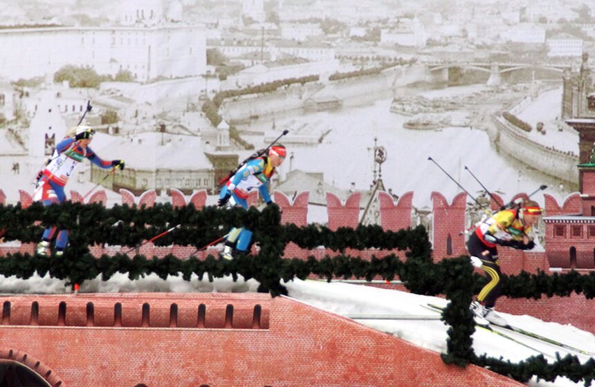 В Москве завершилась биатлонная "Гонка чемпионов" 9 фото